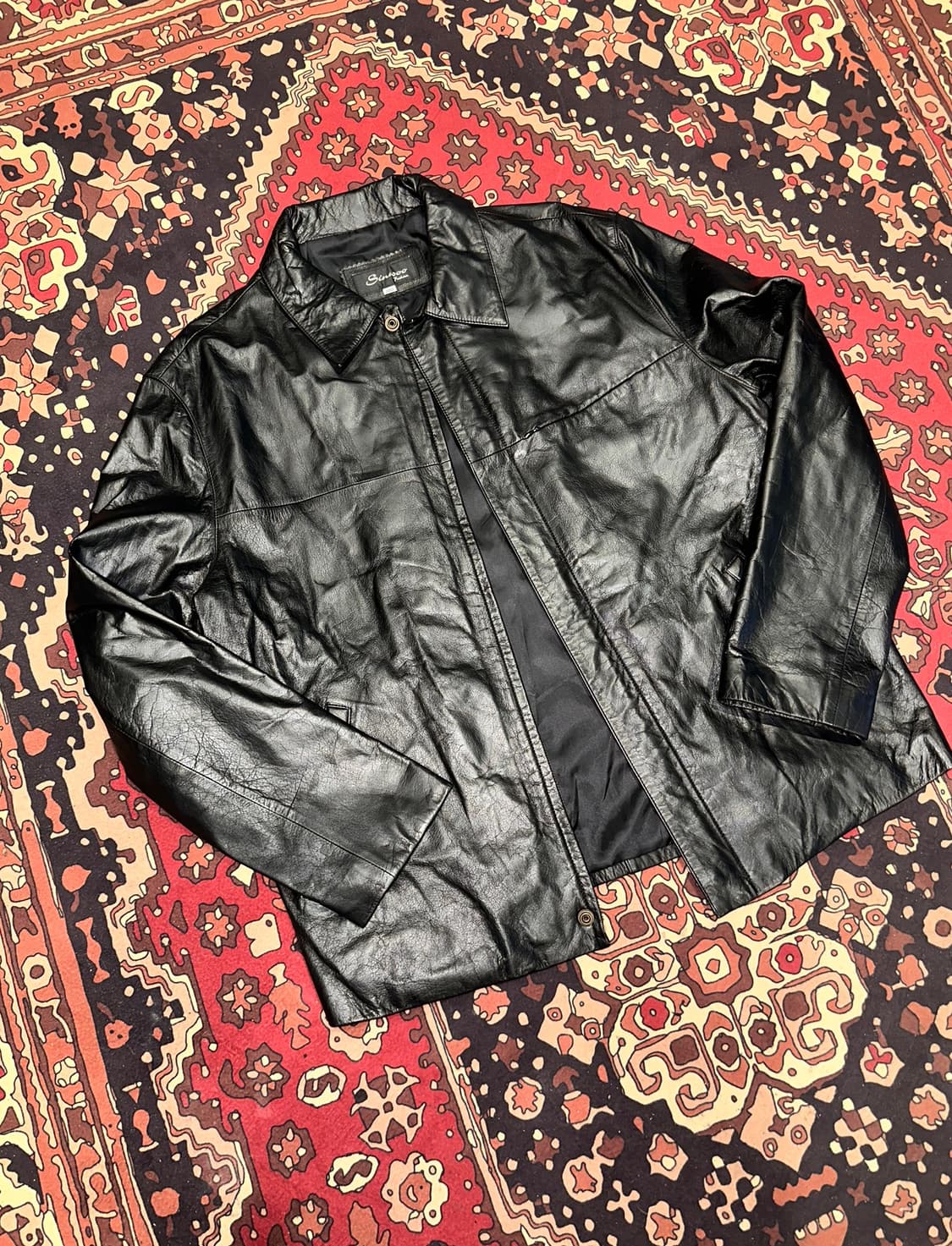 ( L-XL ) 가죽자켓 레더자켓 빈티지가죽 양가죽자켓 남성양가죽 상품이미지2