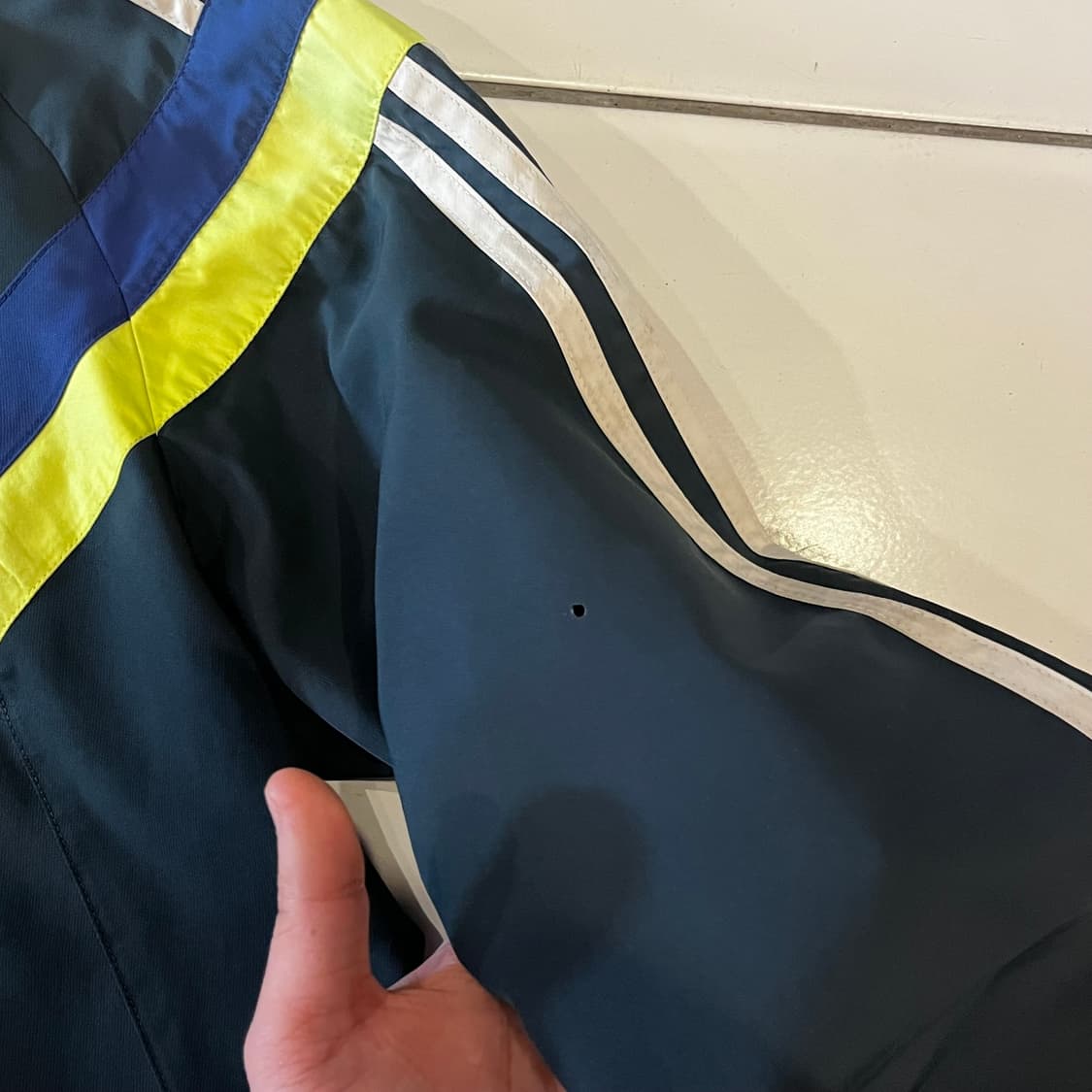 아디다스 일본 14년도 축구 국가대표 국대 반집업 트레이닝 바람막이 상품이미지8