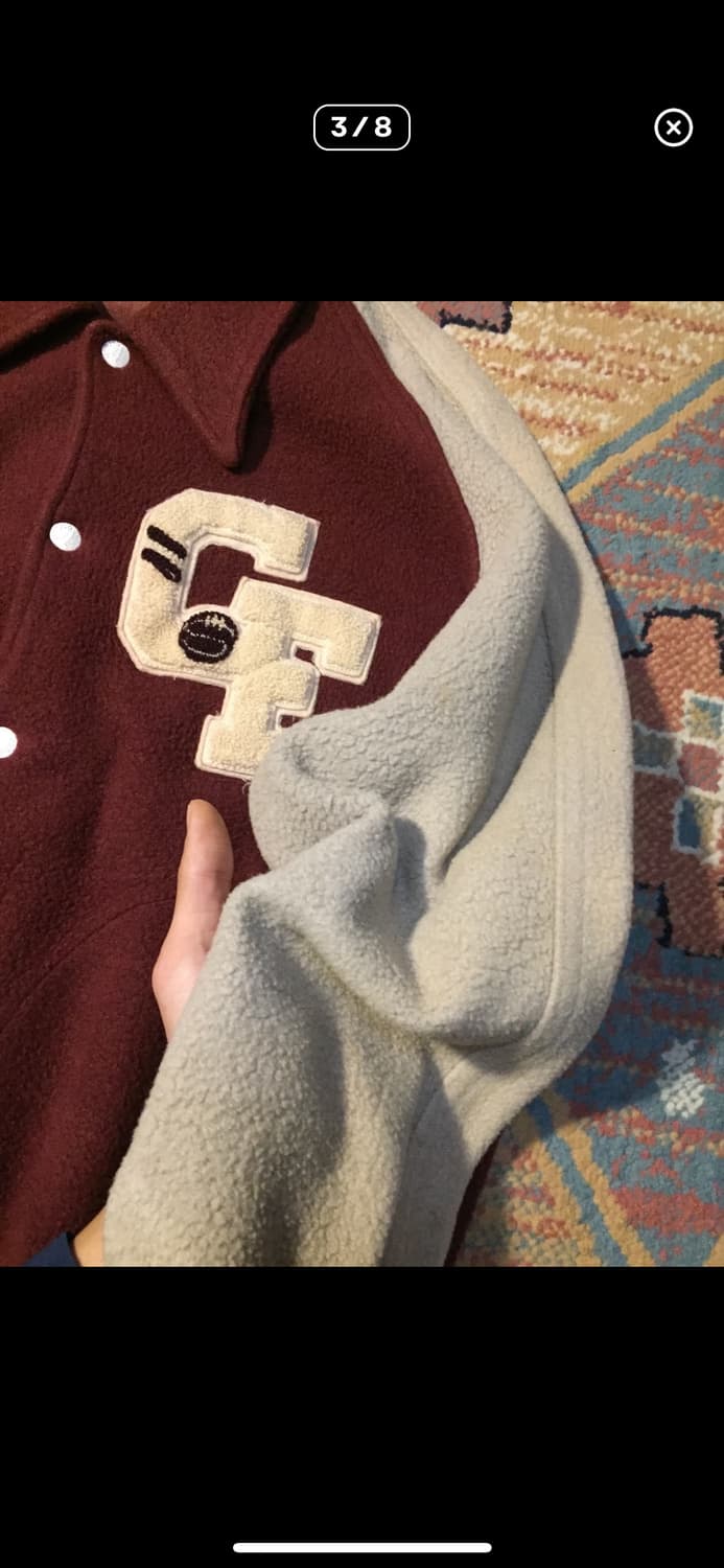 50-60's 카센티노 울 바시티 자켓 상품이미지3