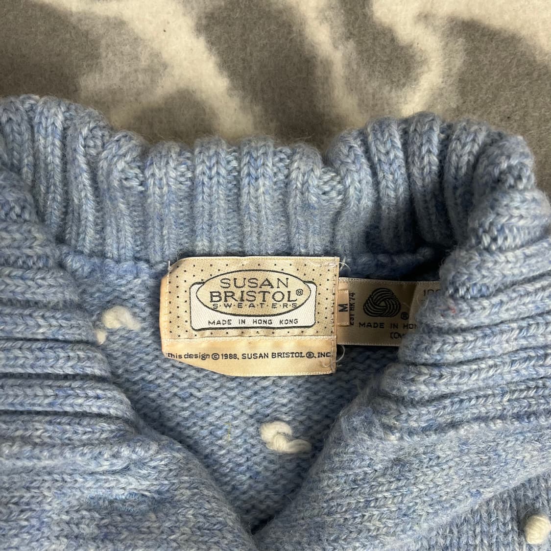 [Susan Bristol] 핸드메이드 폼폼 울 가디건 상품이미지5