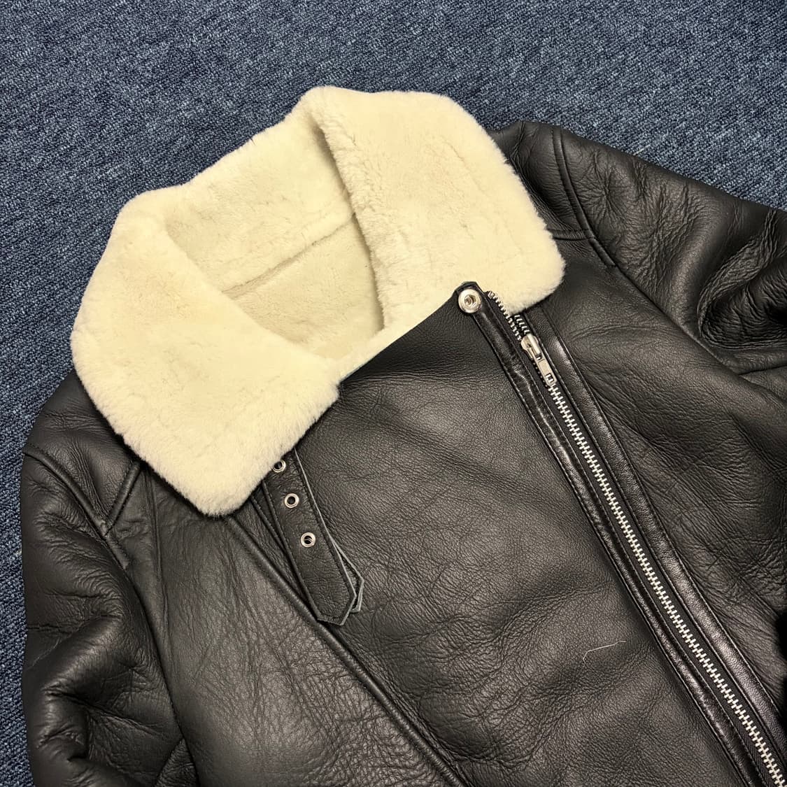 빈티지 양털 무스탕 자켓 상품이미지3