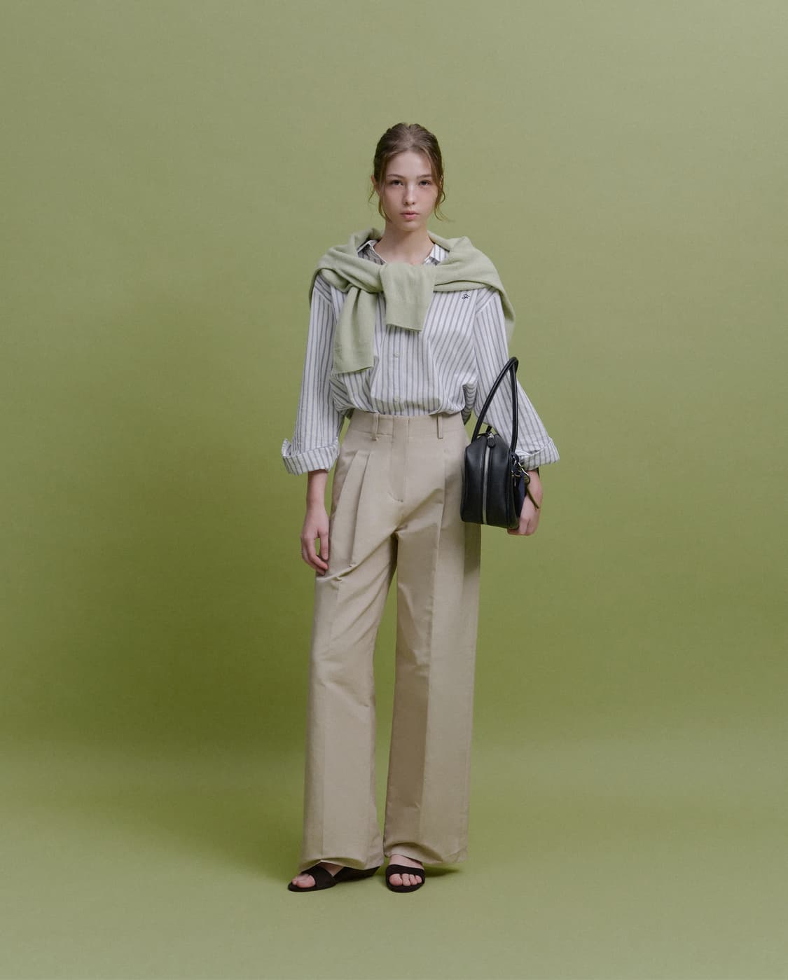 [FYEO] sandy cotton two-tuck pants 상품이미지2