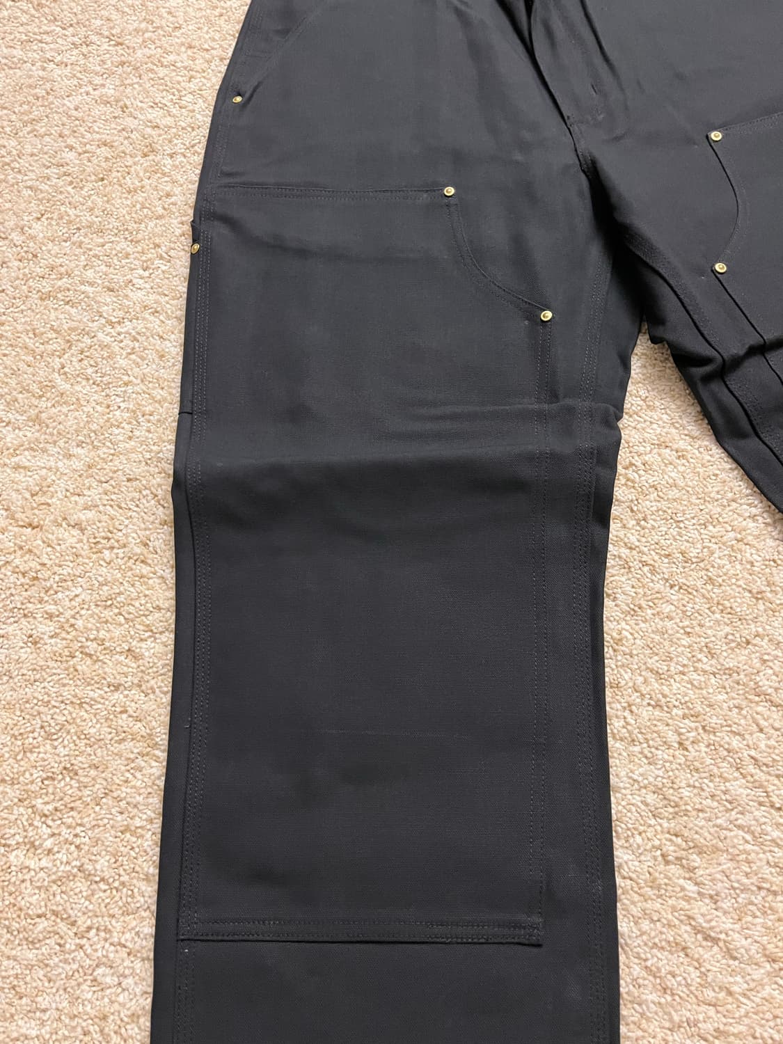 [새상품/36*32BLK] 칼하트 B01 더블니, 더블 프론트 워크 팬츠 상품이미지2