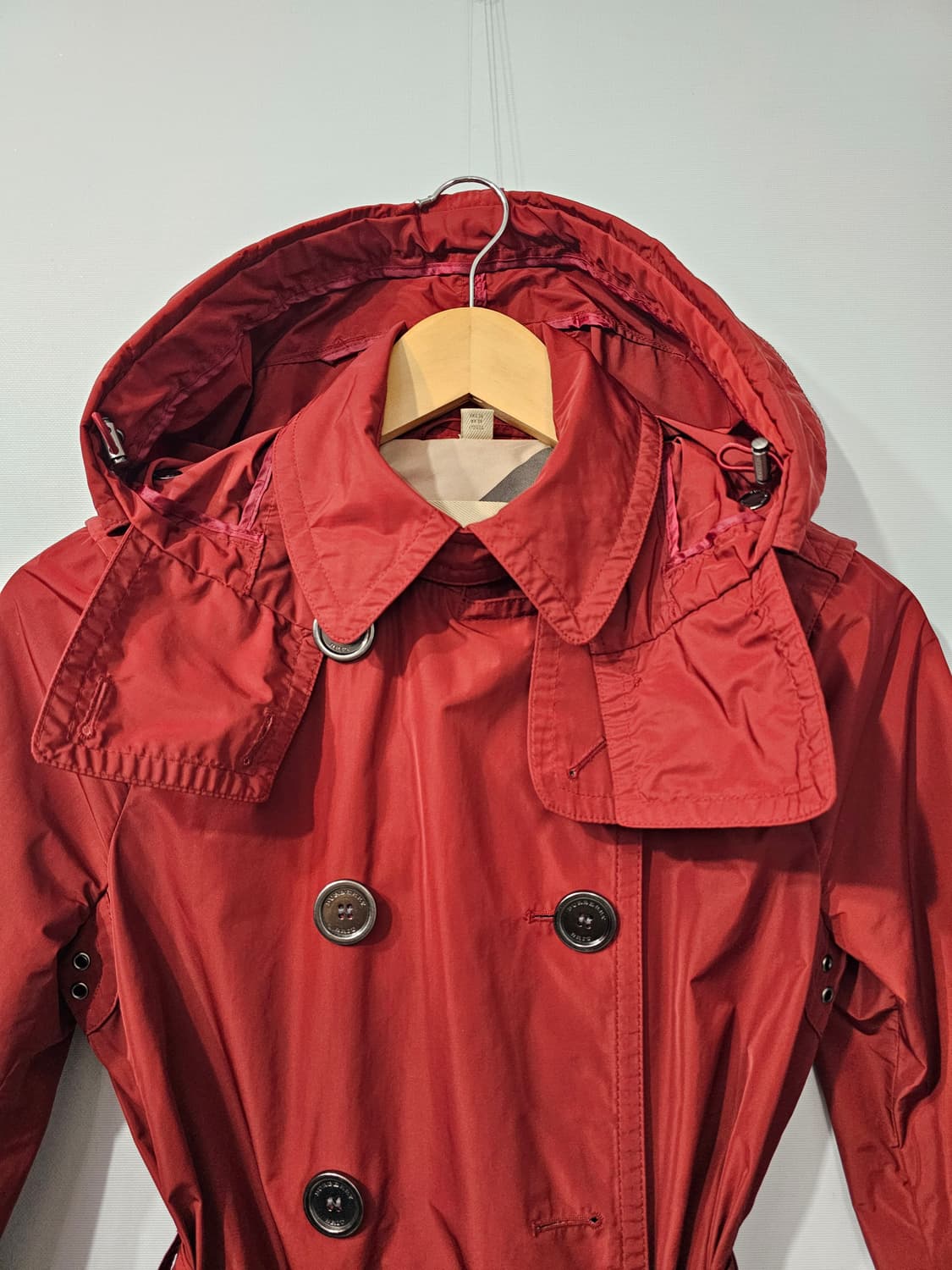 정품 버버리 브릿 후드 트렌치 코트 ~55 상품이미지6