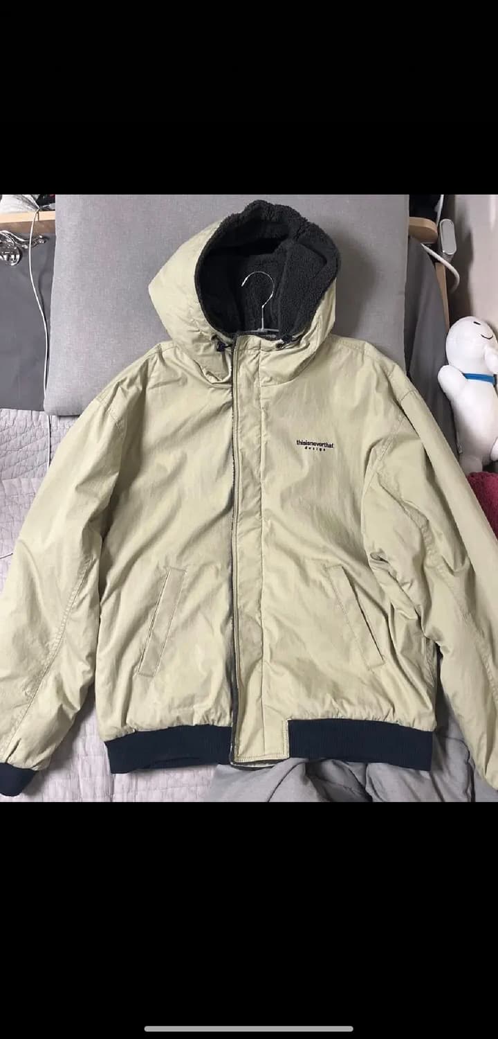 디스이즈네버댓 리버시블 쉐르파 자켓 베이지 상품이미지1