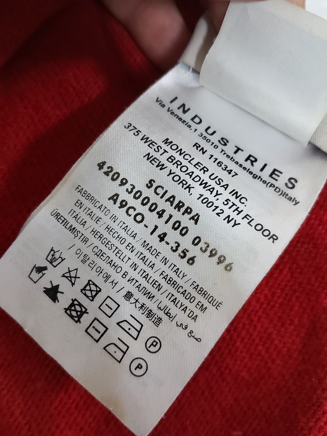 몽클레어 목도리 정품  상품이미지5