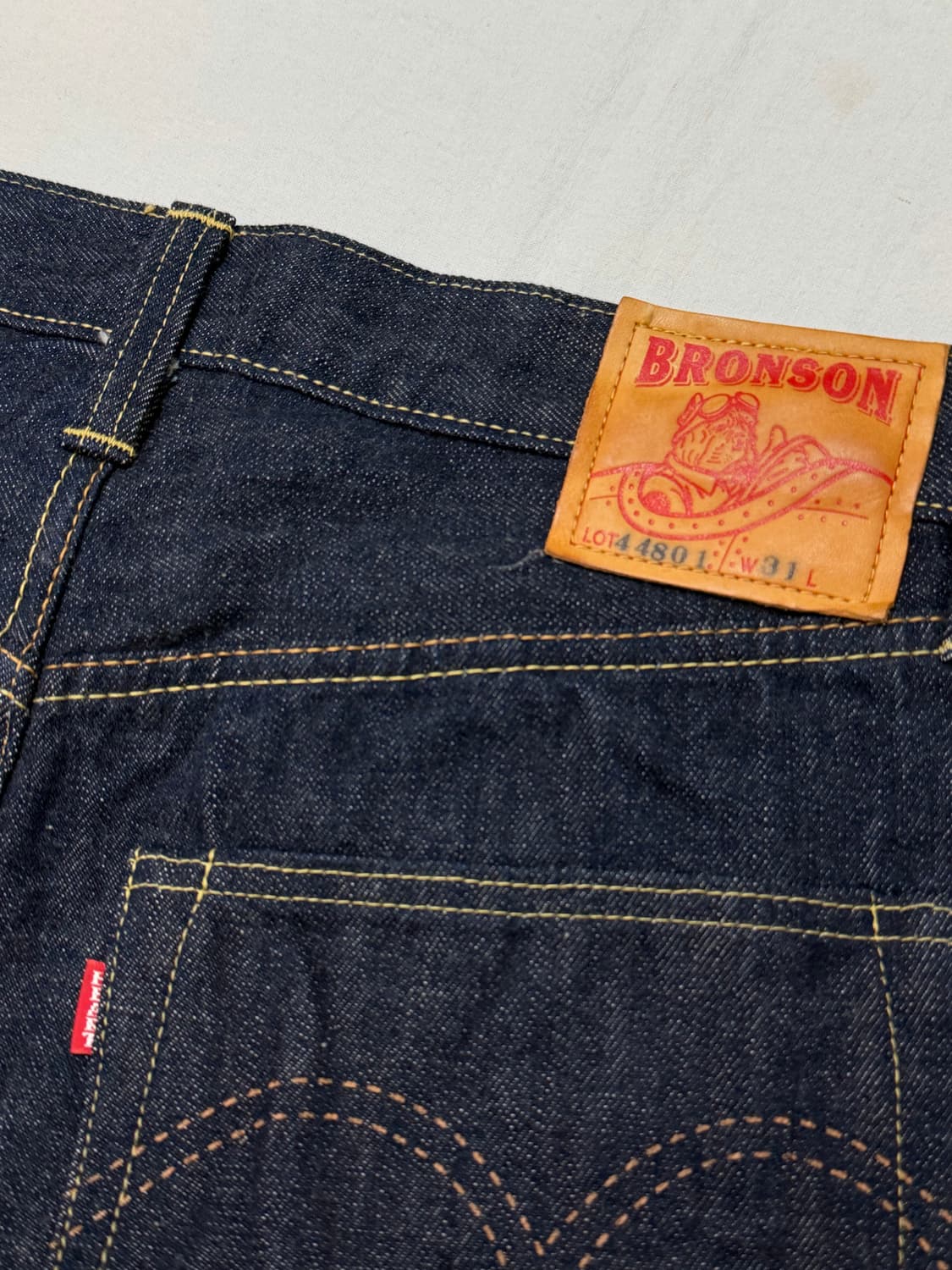 [31] 브론슨 44801 셀비지 생지 데님팬츠 상품이미지3