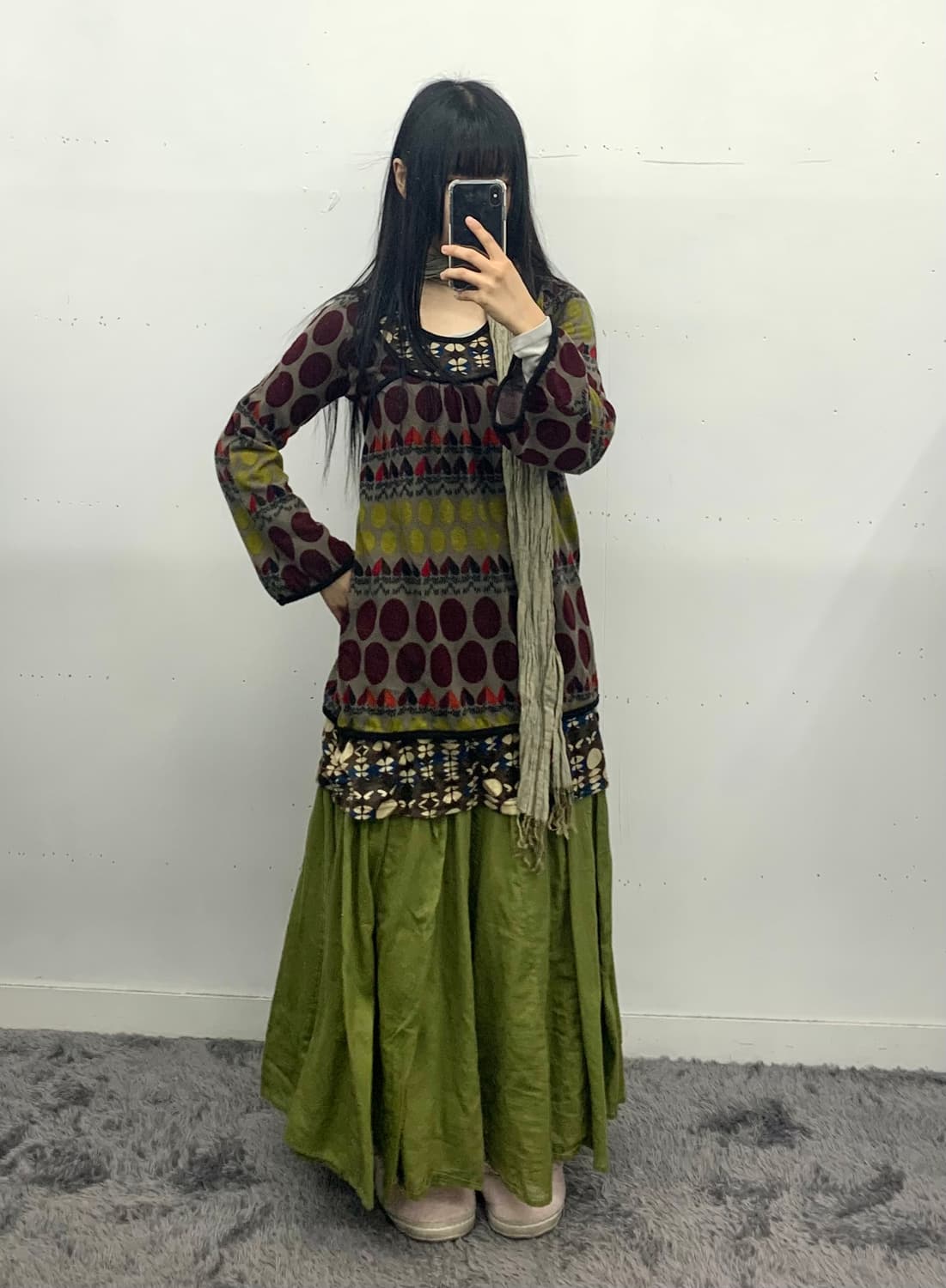 모리 패턴 탑 상품이미지1