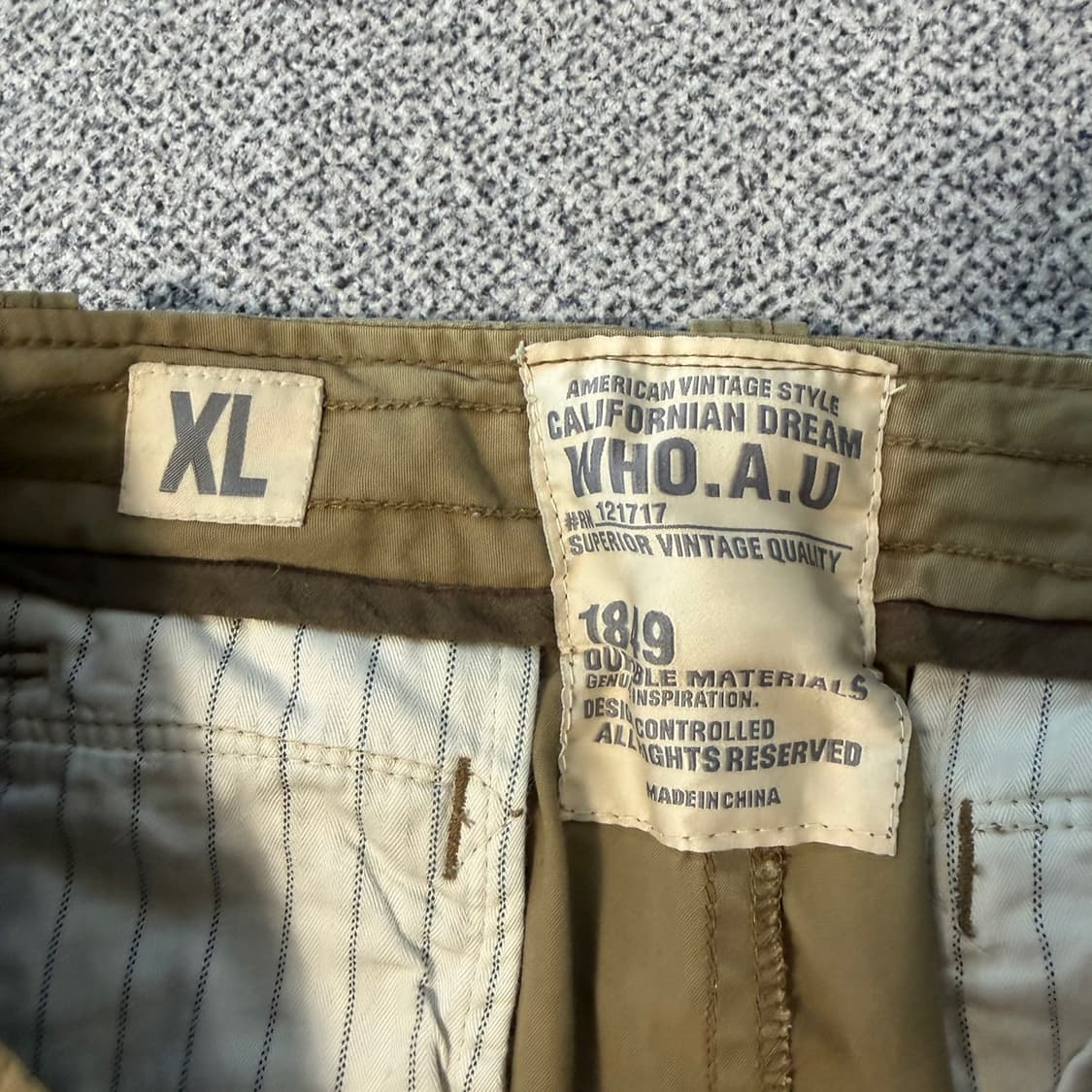 후아유 빈티지 카고팬츠 상품이미지2