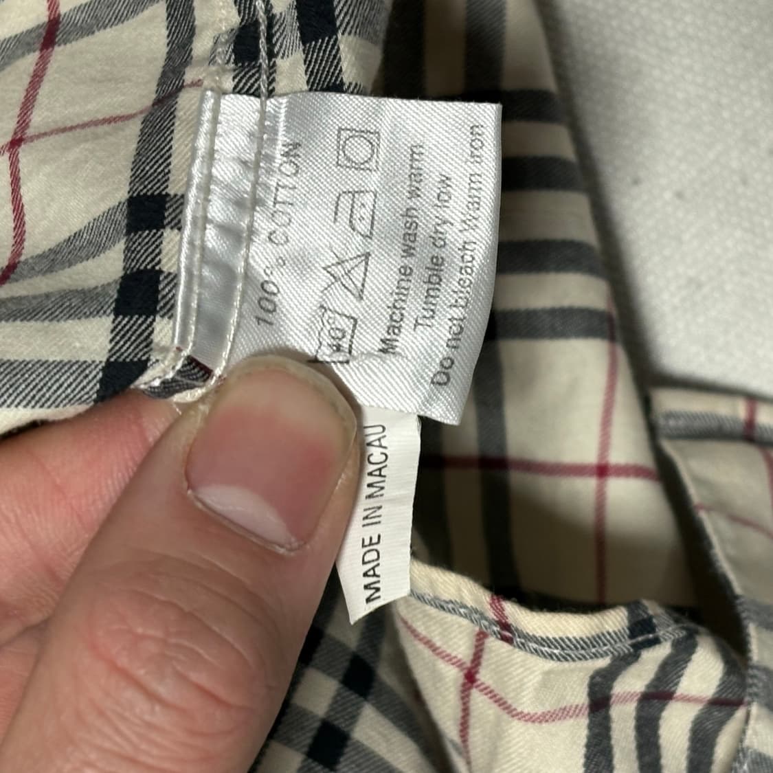 L 버버리 여성용 노바체크 셔츠 상품이미지5