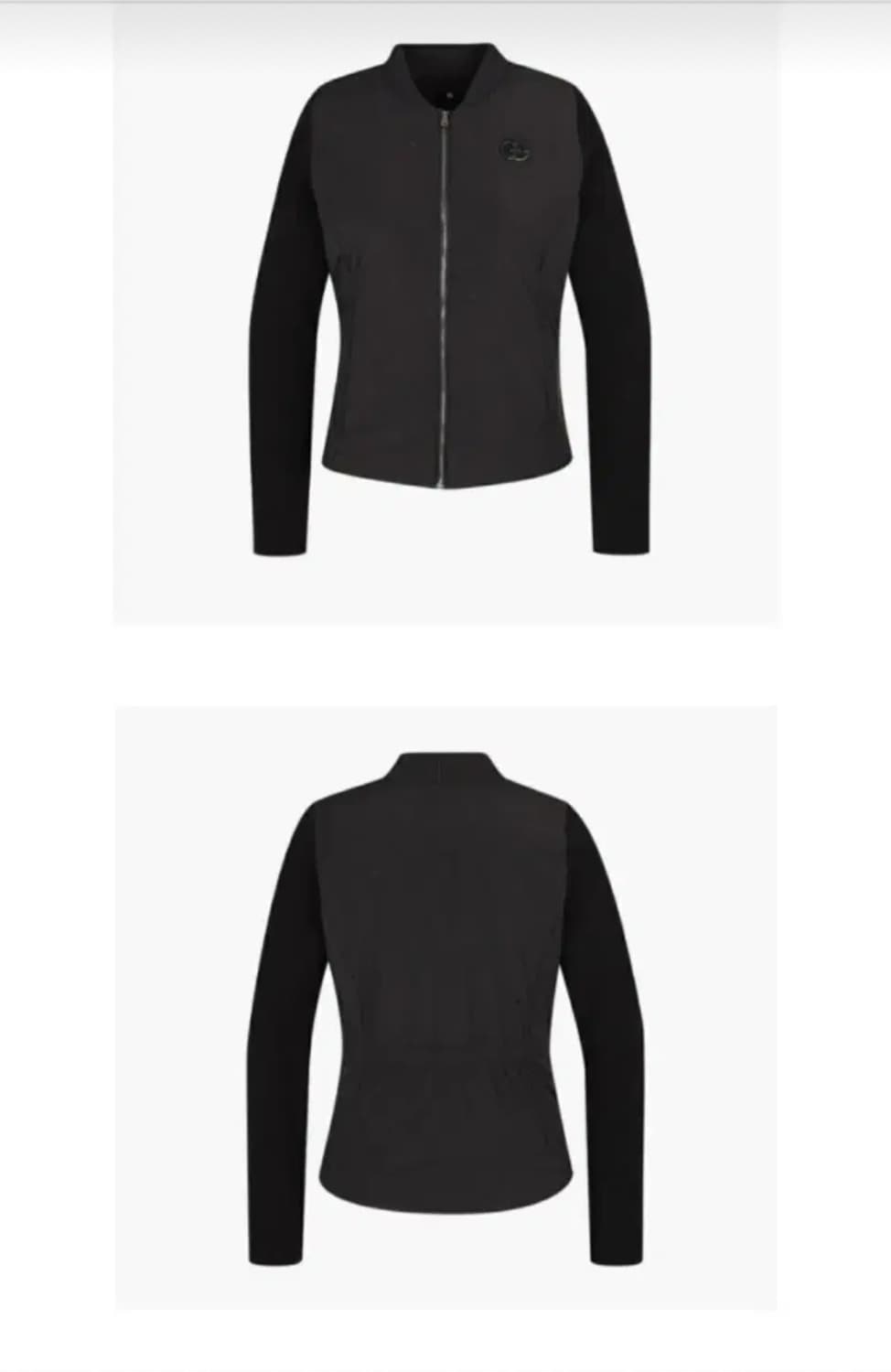 여성 90 까스텔바작 골프웨어 니트 방풍 자켓 상품이미지1