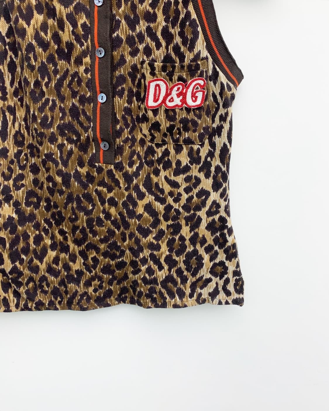 돌체앤가바나 레오파드 카라 슬리브리스 상품이미지5
