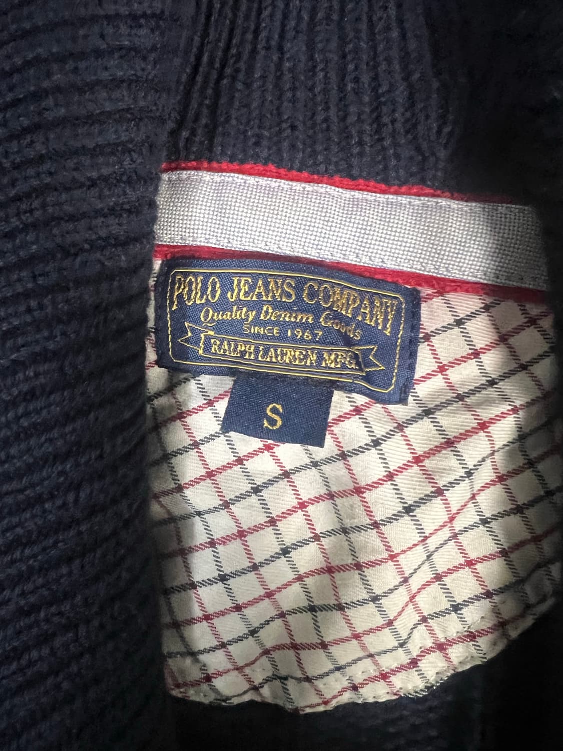 폴로진스 패치 니트가디건  상품이미지2