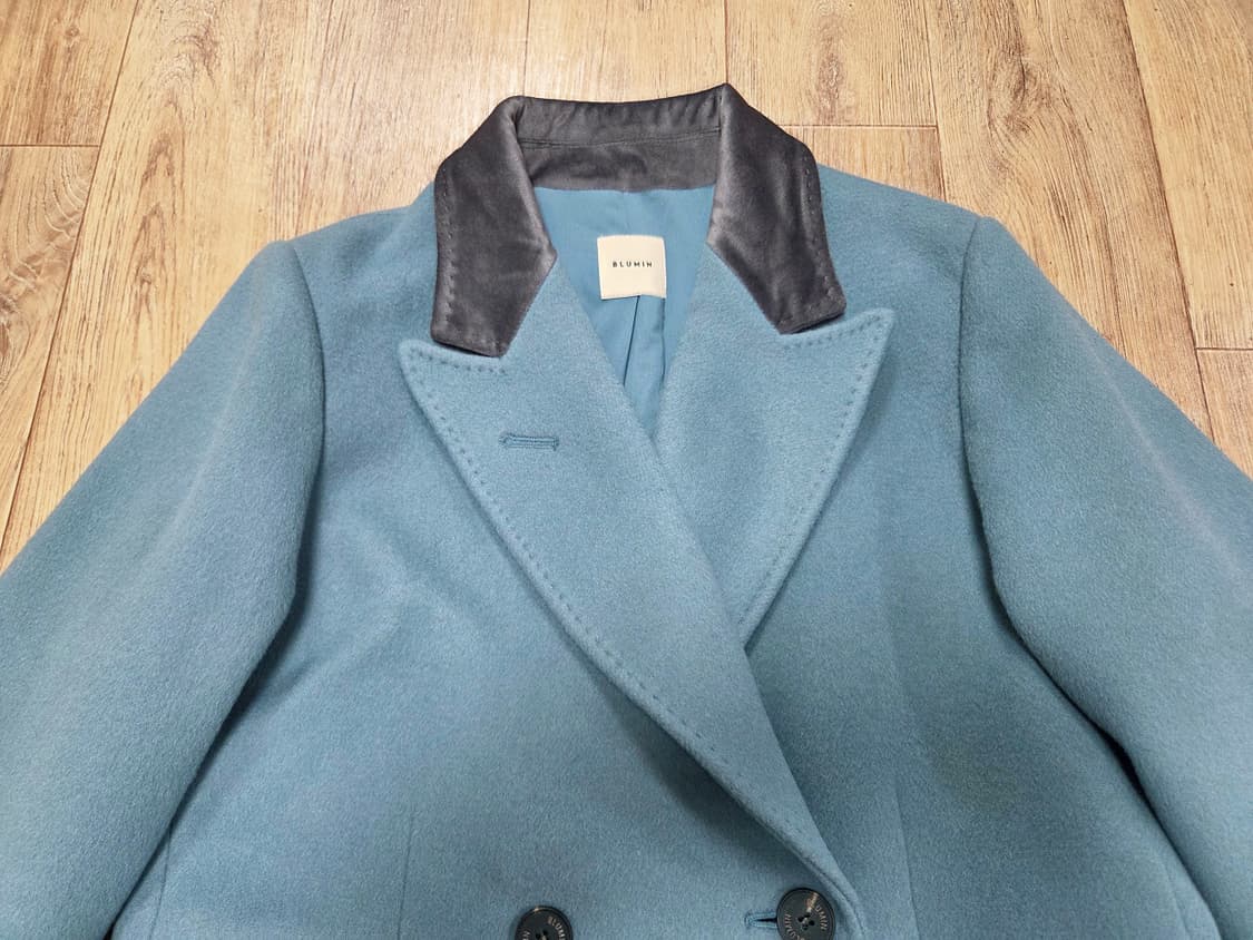 블루민(BLUEMIN) 캐시울 매니쉬 코트 55-66 새상품 상품이미지5