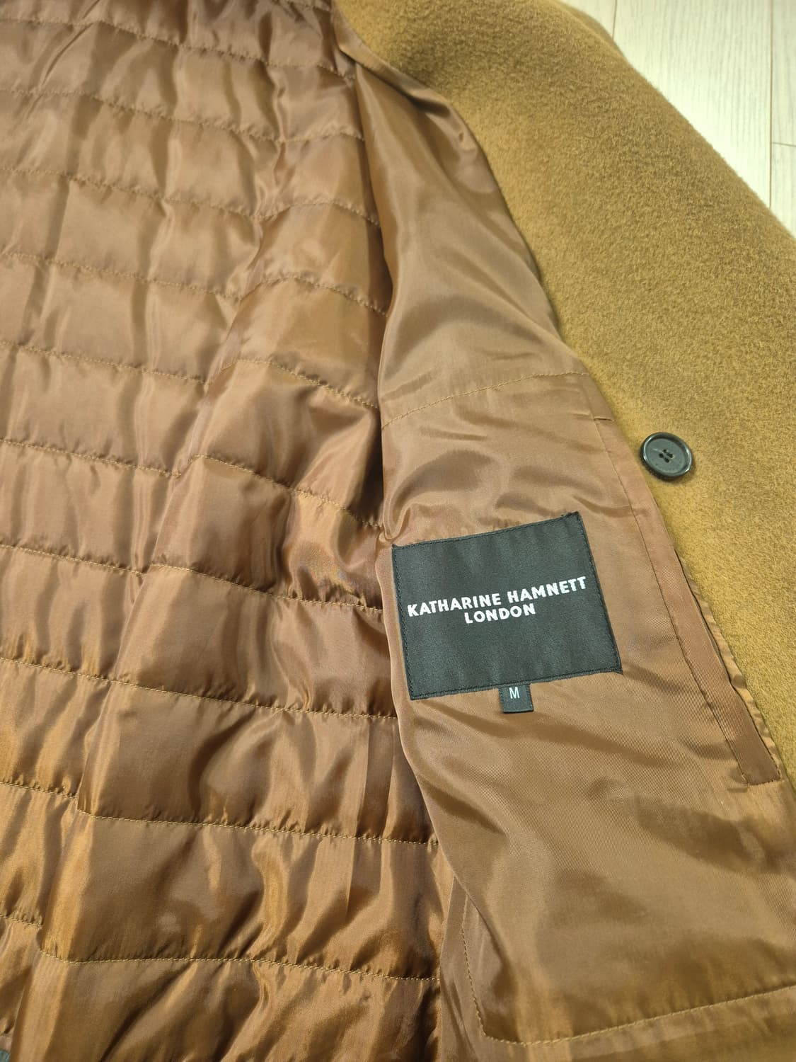 캐서린햄넷런던 캐시미어 핸드메이드코트 상품이미지5