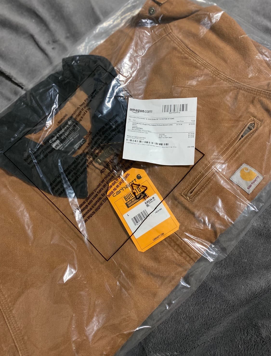 칼하트 디트로이트 자켓 워크자켓 L 상품이미지9