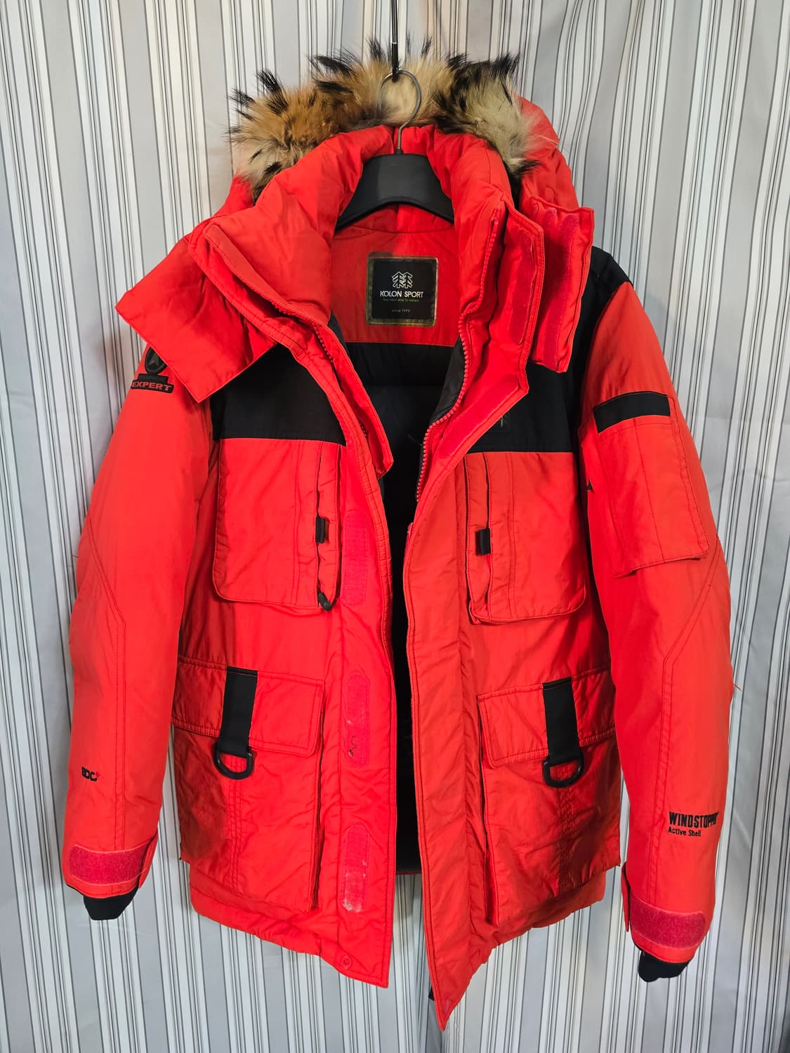 (95) 코오롱 윈드스토퍼 남성 800필구스다운 패딩자켓 상품이미지2