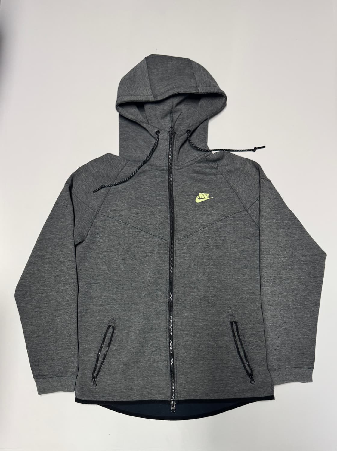 나이키 테크 플리스 네온 스우시 후드집업 XL 상품이미지1