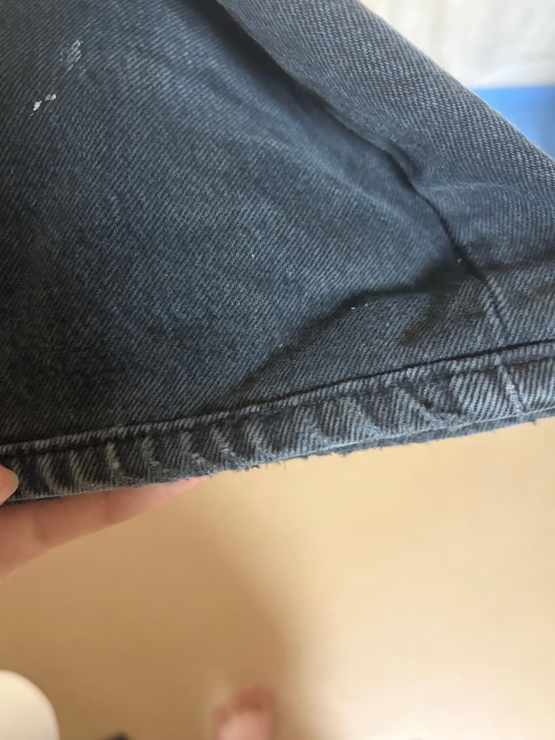 90s 리바이스 501 0660 디스트레스드 블랙 34 34 상품이미지4