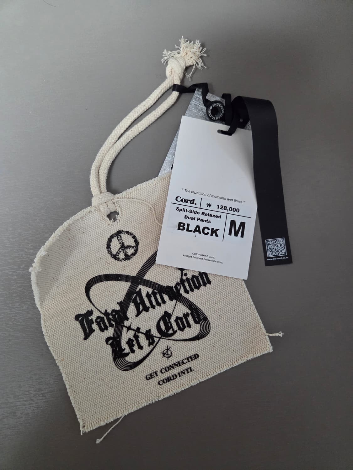 코드 스플릿 사이드 릴렉스드 듀얼 팬츠_BK 상품이미지4