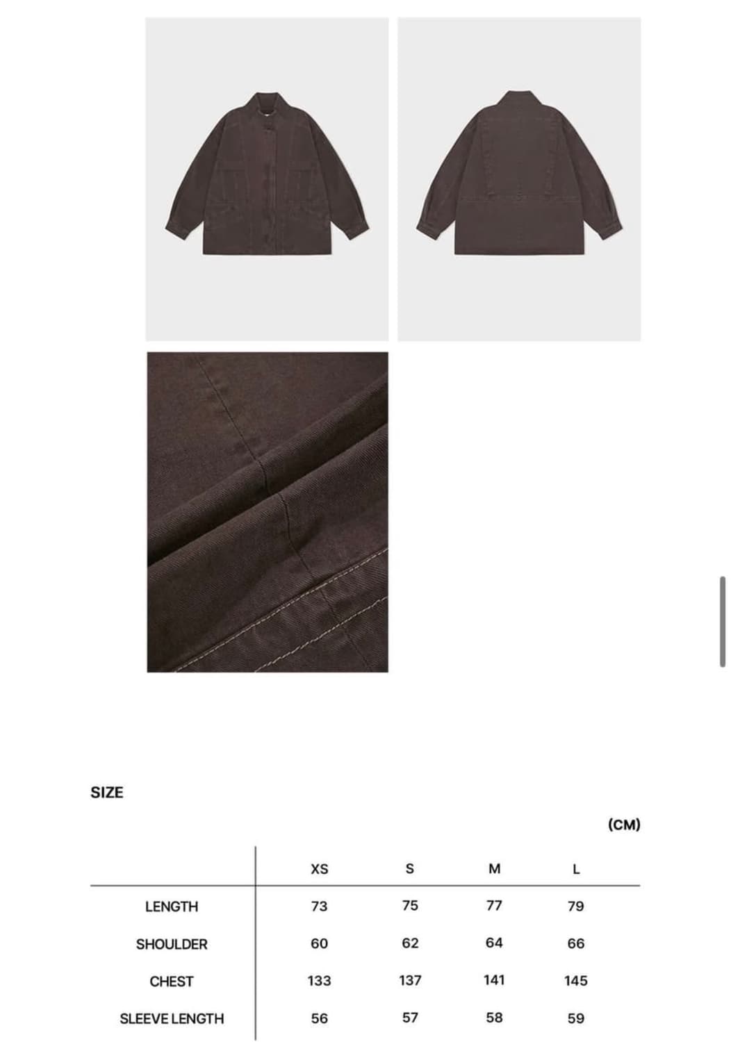 로우클래식 피그먼트 워시드 자켓 상품이미지2