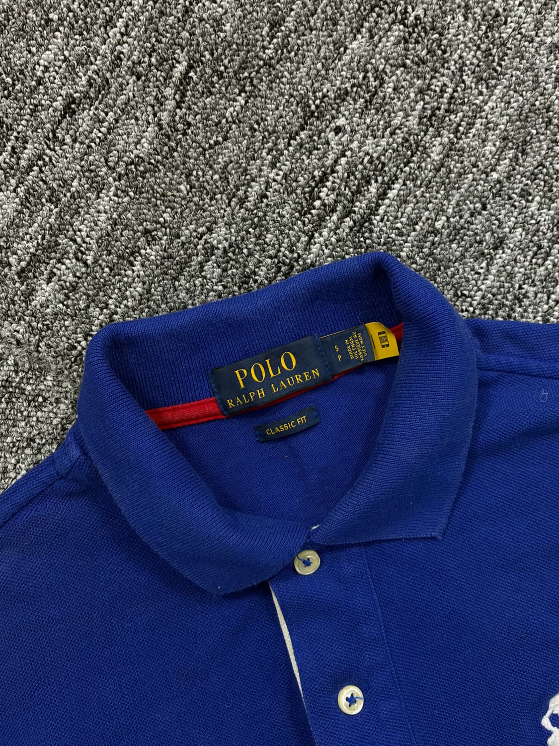 폴로 랄프로렌 신형 배색 빅포니 성조기 pk S 상품이미지4