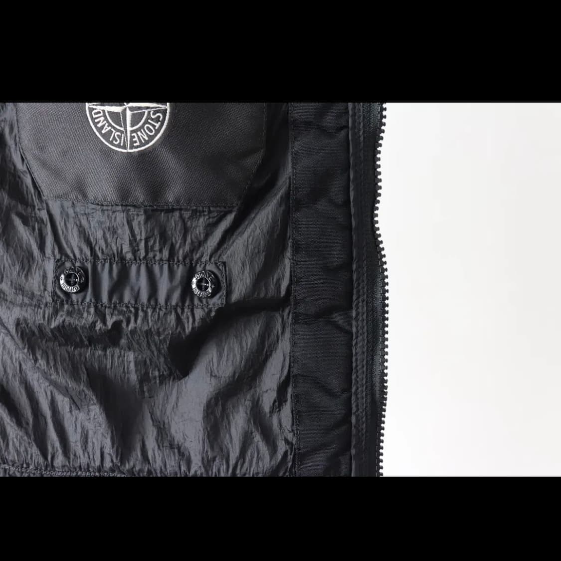 스톤아일랜드 크링클랩스 패딩조끼 블랙 XL 상품이미지6