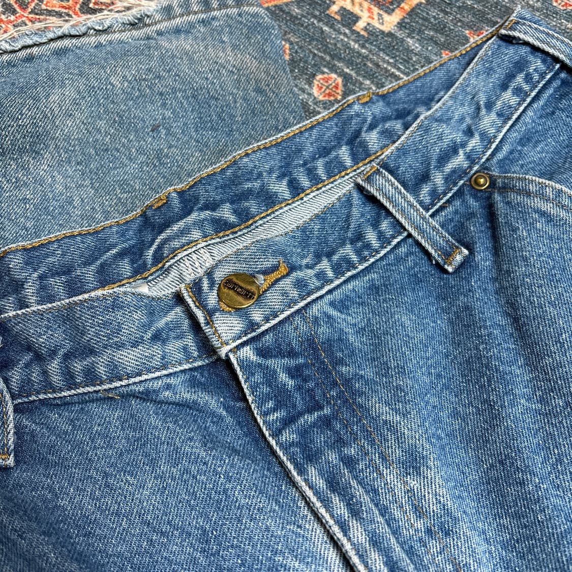 칼하트 가죽탭 더블니 카펜터팬츠 상품이미지5