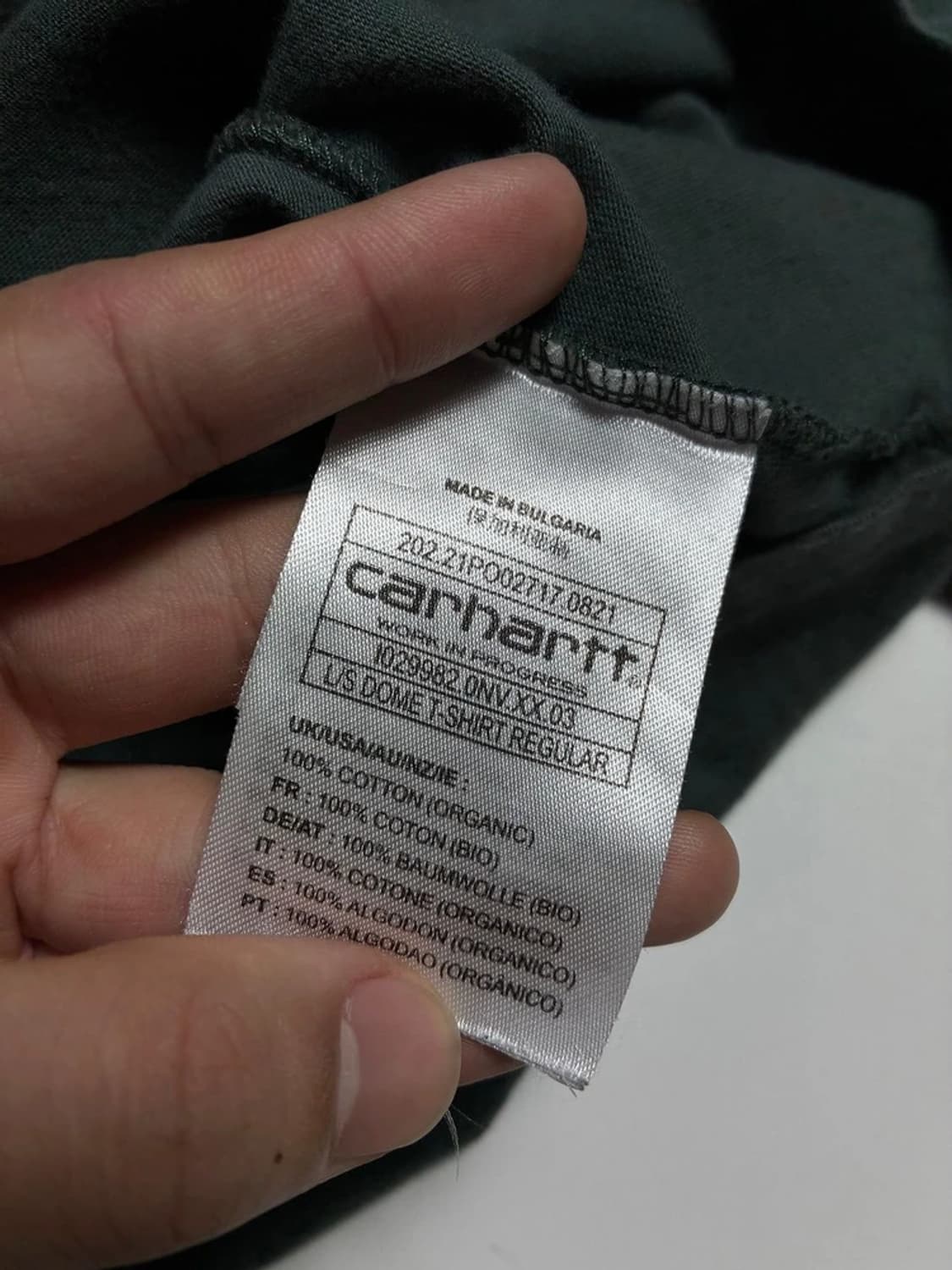 칼하트 WIP L/S Dome 백프린팅 롱슬리브 R1150 상품이미지8