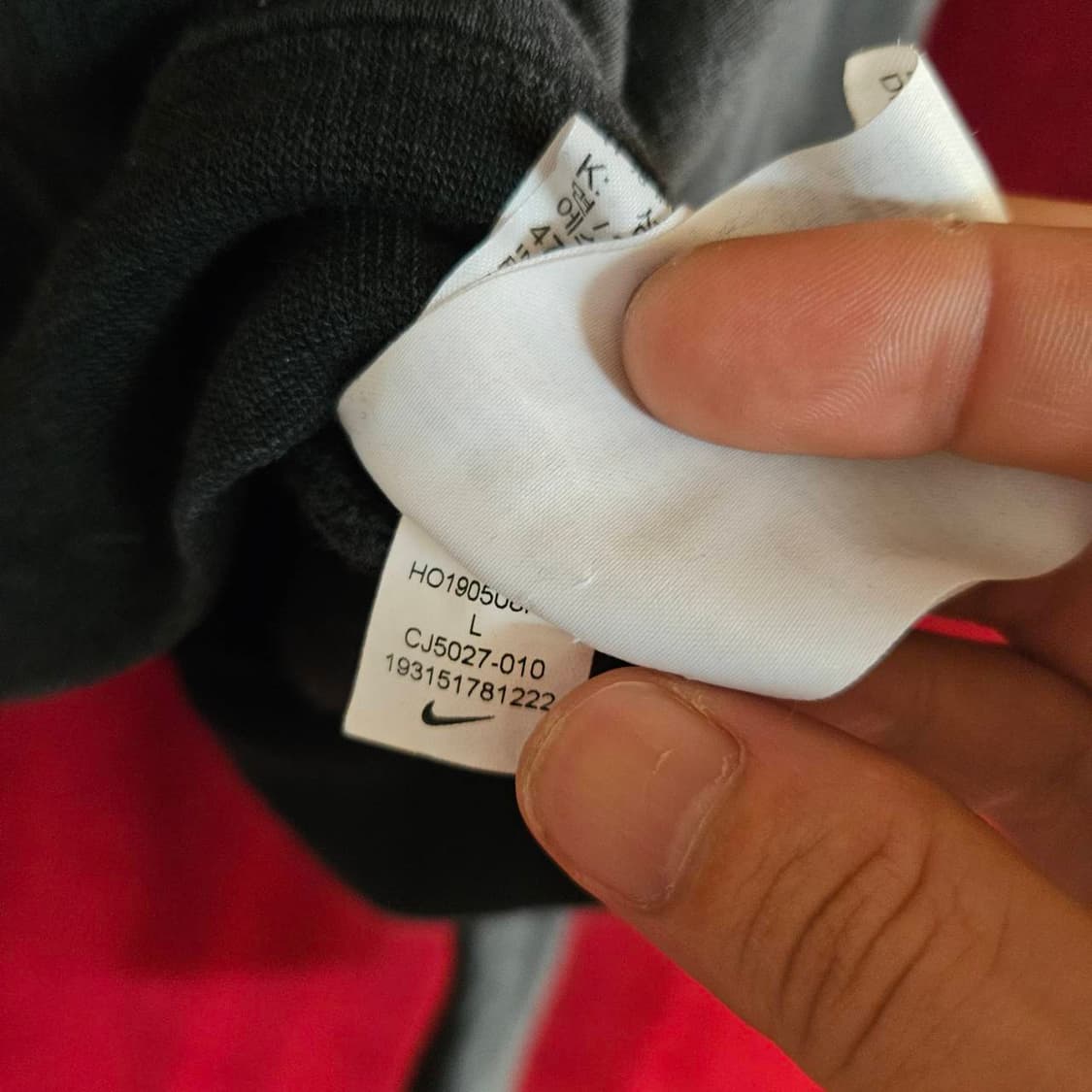 나이키(Nike) 빅로고 크롬 후드티  L size 상품이미지9