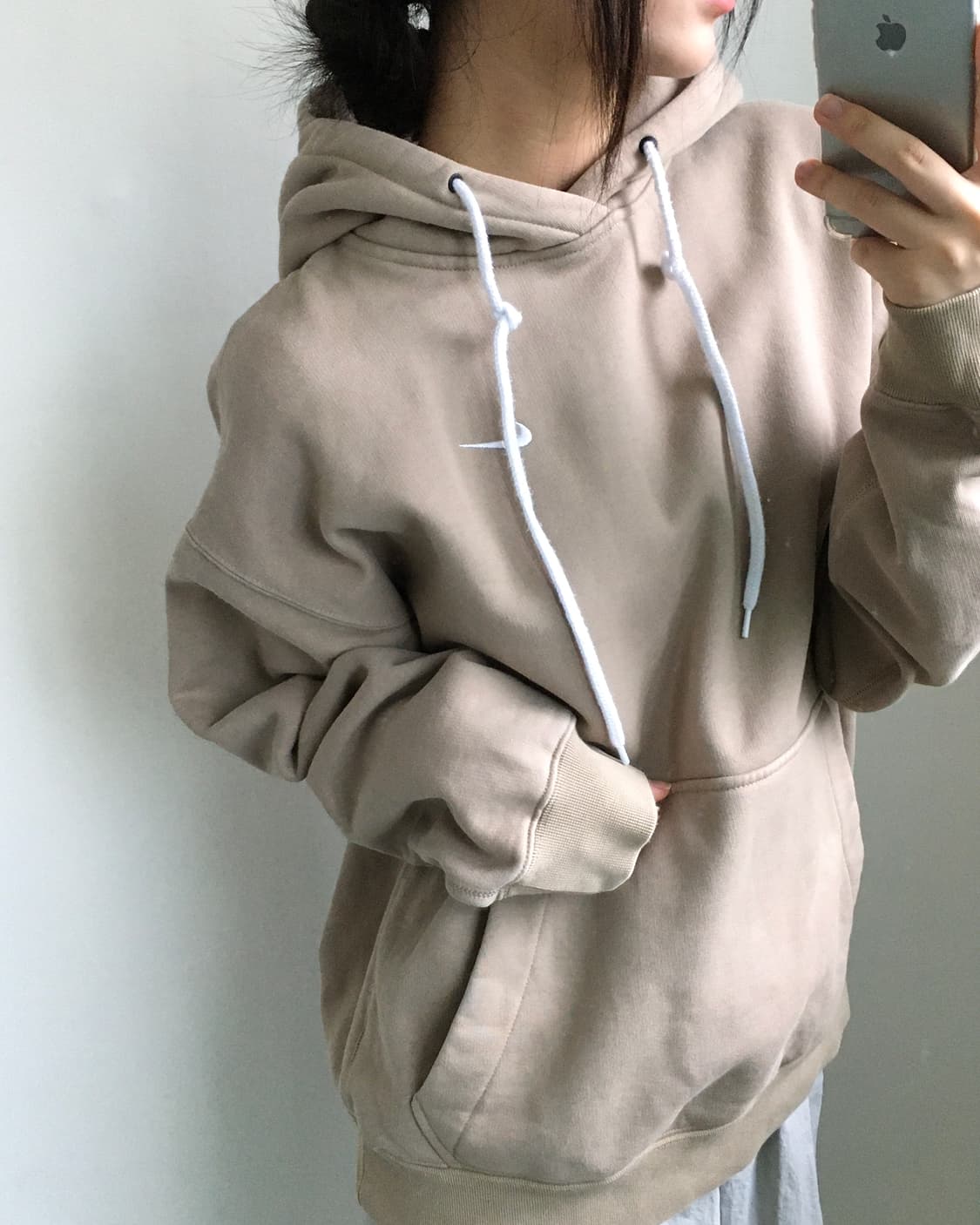 Nike 나이키 NRG 베이지 스우시 후디 상품이미지1