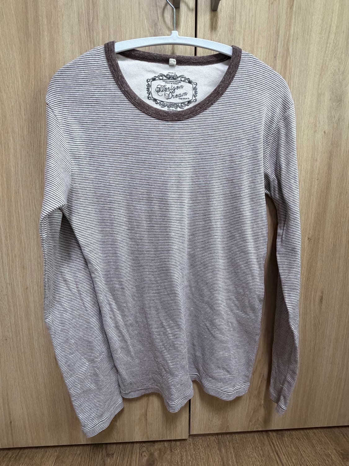 모리걸 스트라이프 롱슬리브 하구미 스즈코 상품이미지1