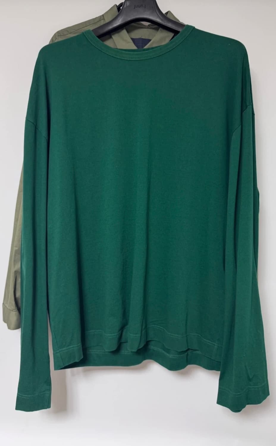 준지/17ss 그린 레터링 롱슬리브/46 상품이미지2