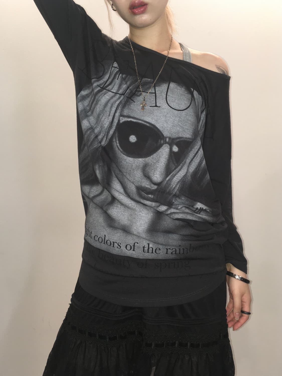 jpn vintage guaru printing t shirt 상품이미지5