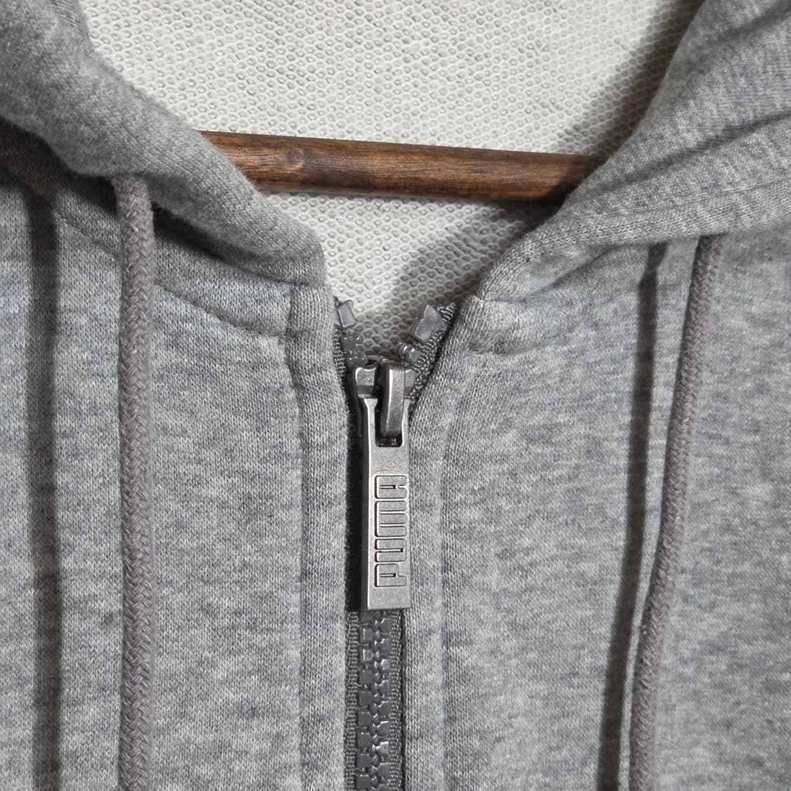 퓨마 오버핏 그레이 후드집업 상품이미지3