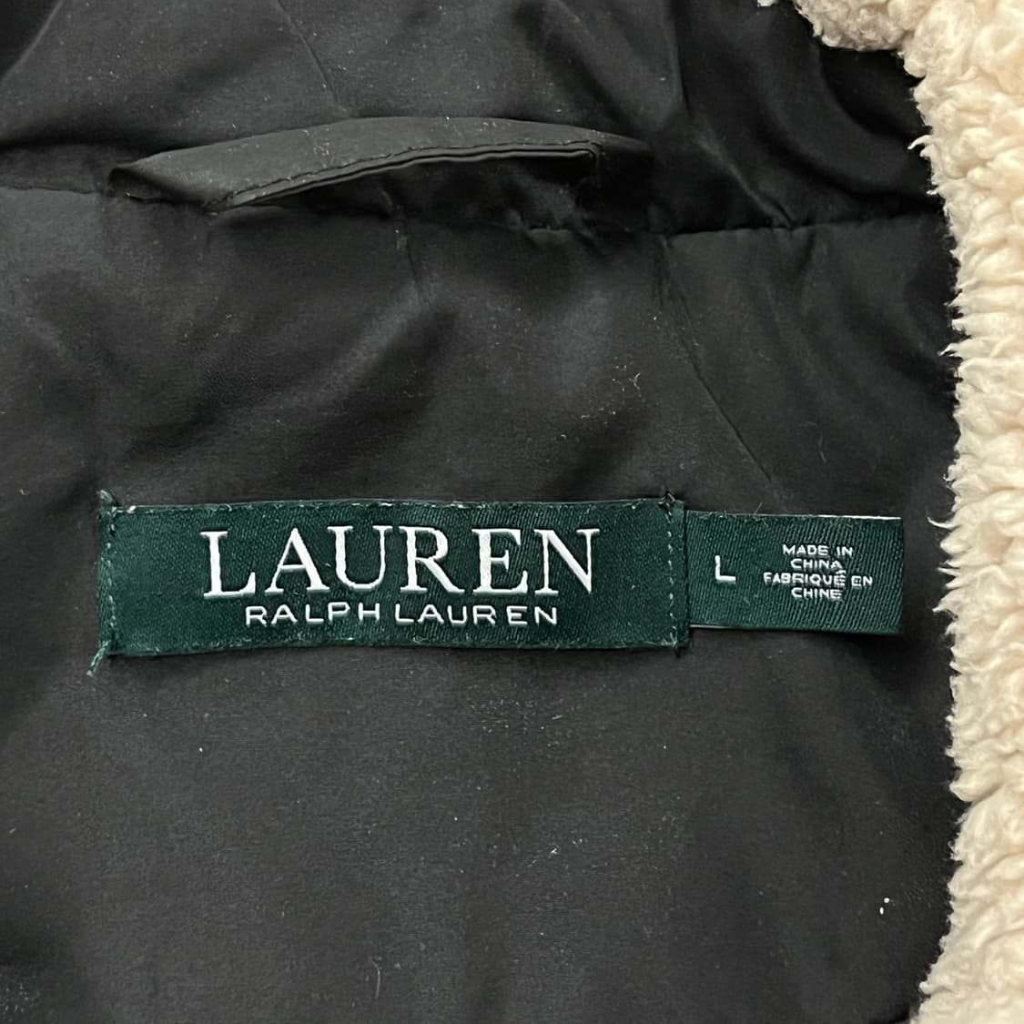 [정품/L] 폴로 랄프로렌 퀼팅 자켓 블랙 b18 상품이미지5