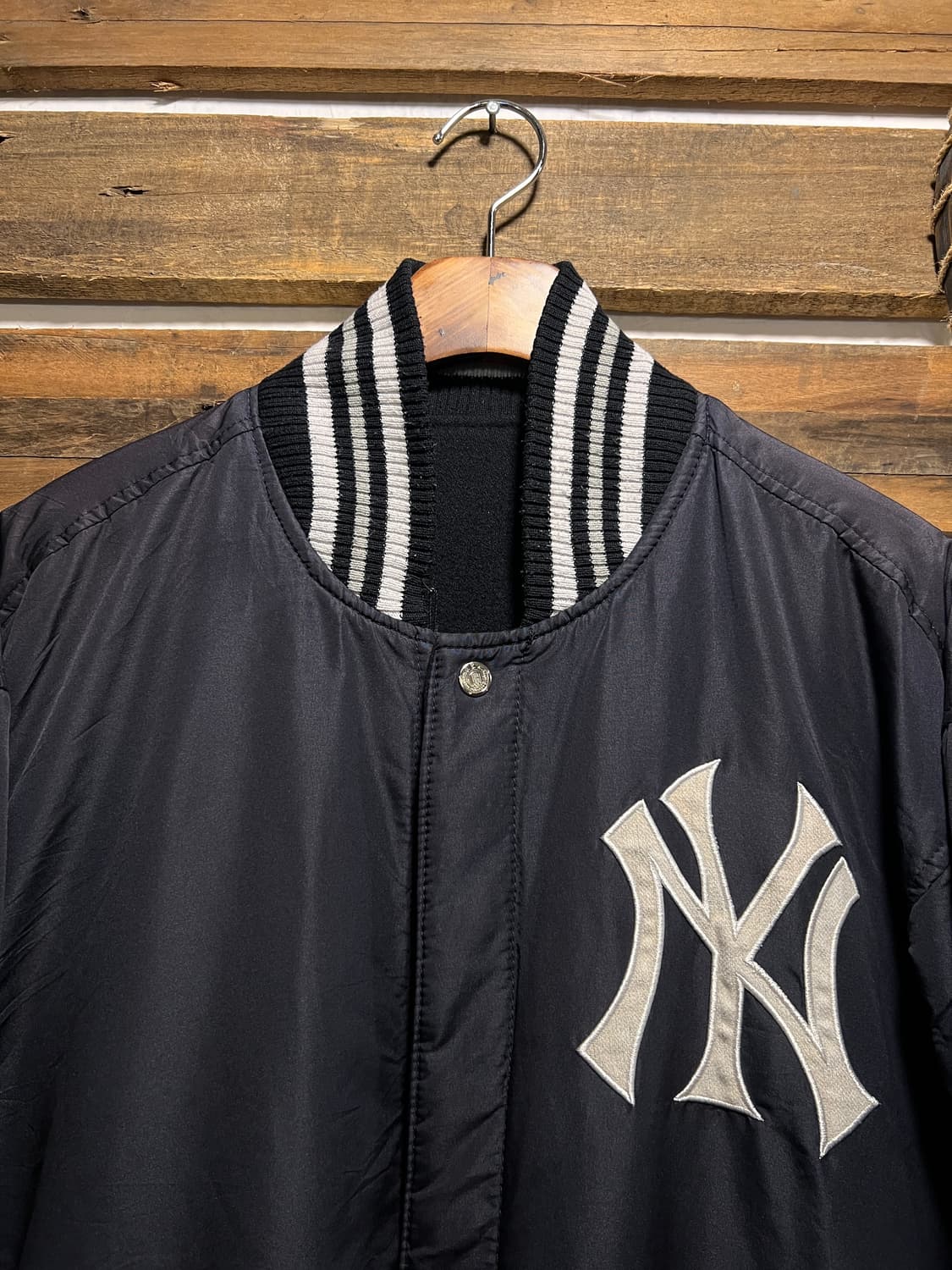 [XL]JH 디자인 MLB USA 뉴욕 양키스 리버시블 바시티 자켓 상품이미지4