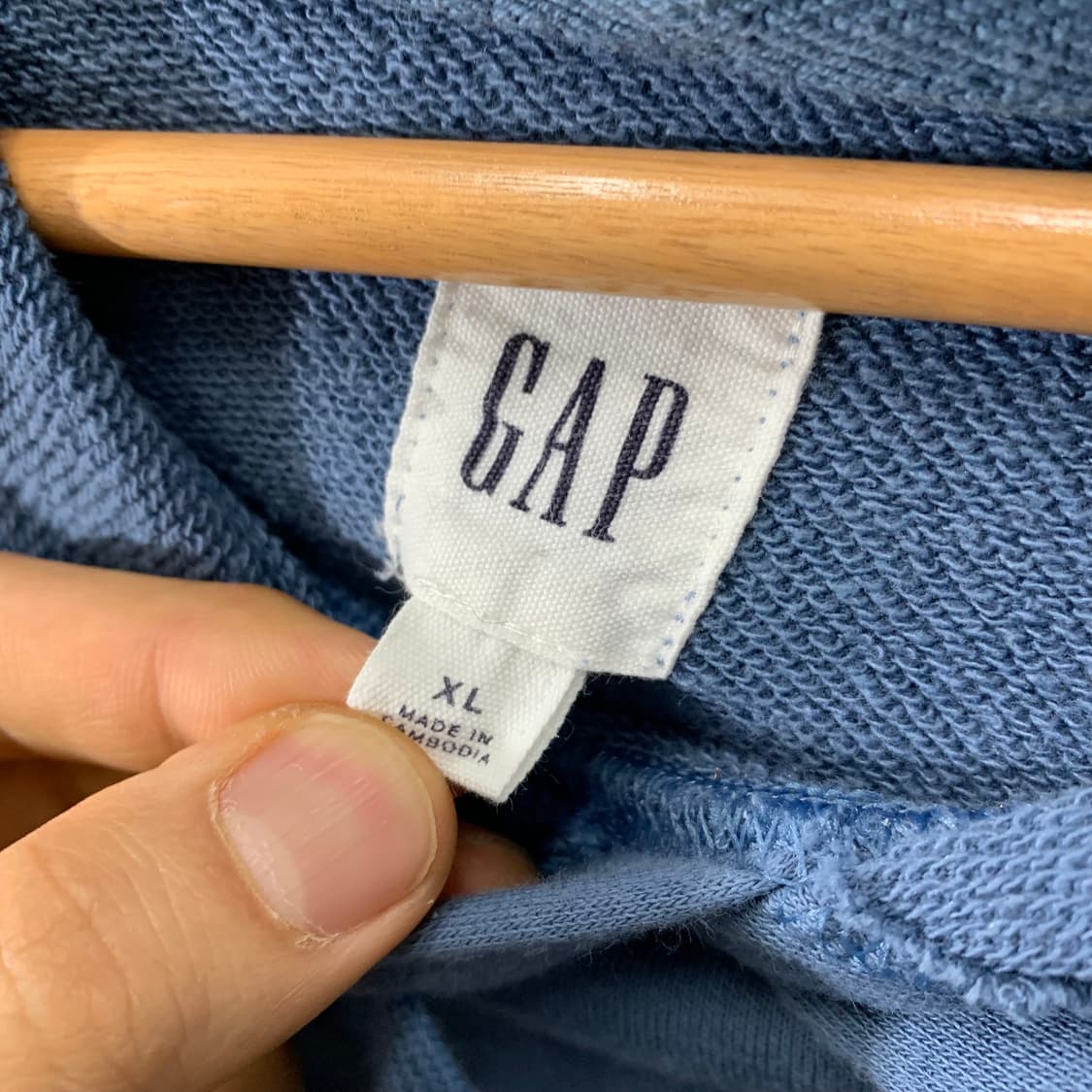 갭 센터로고 오버사이즈 후드티 상품이미지3