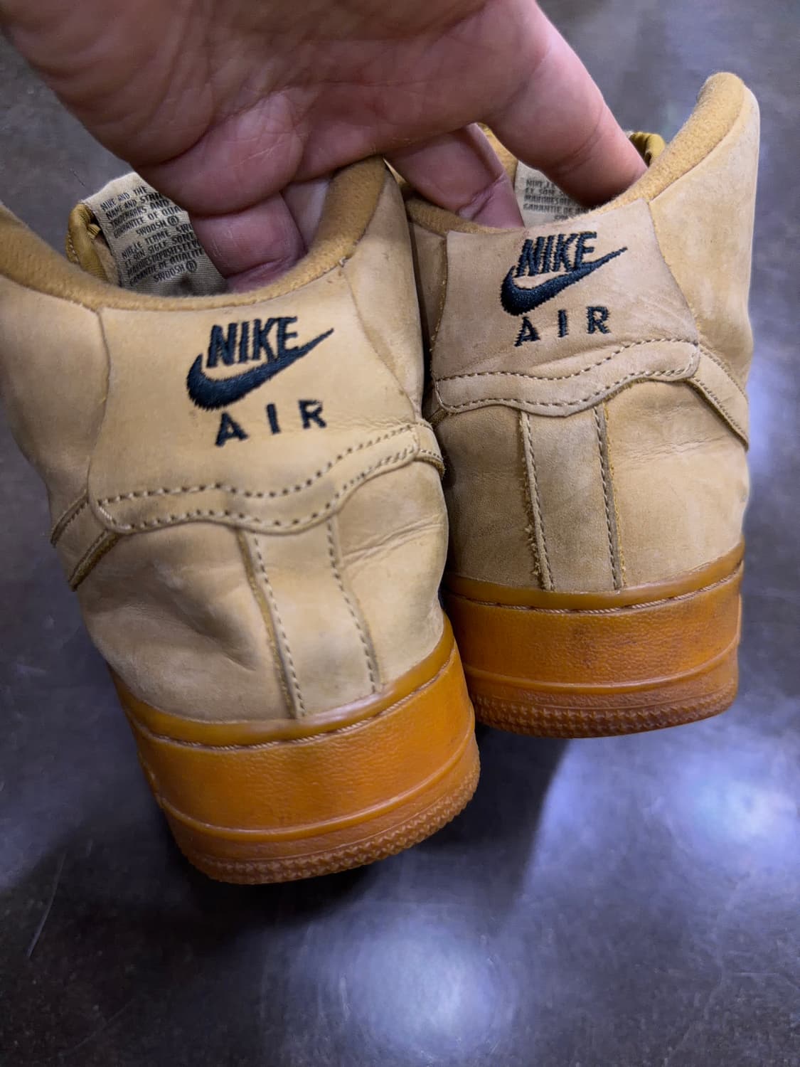 나이키 에어포스1 07 하이 된장 포스 베이지 250 상품이미지8