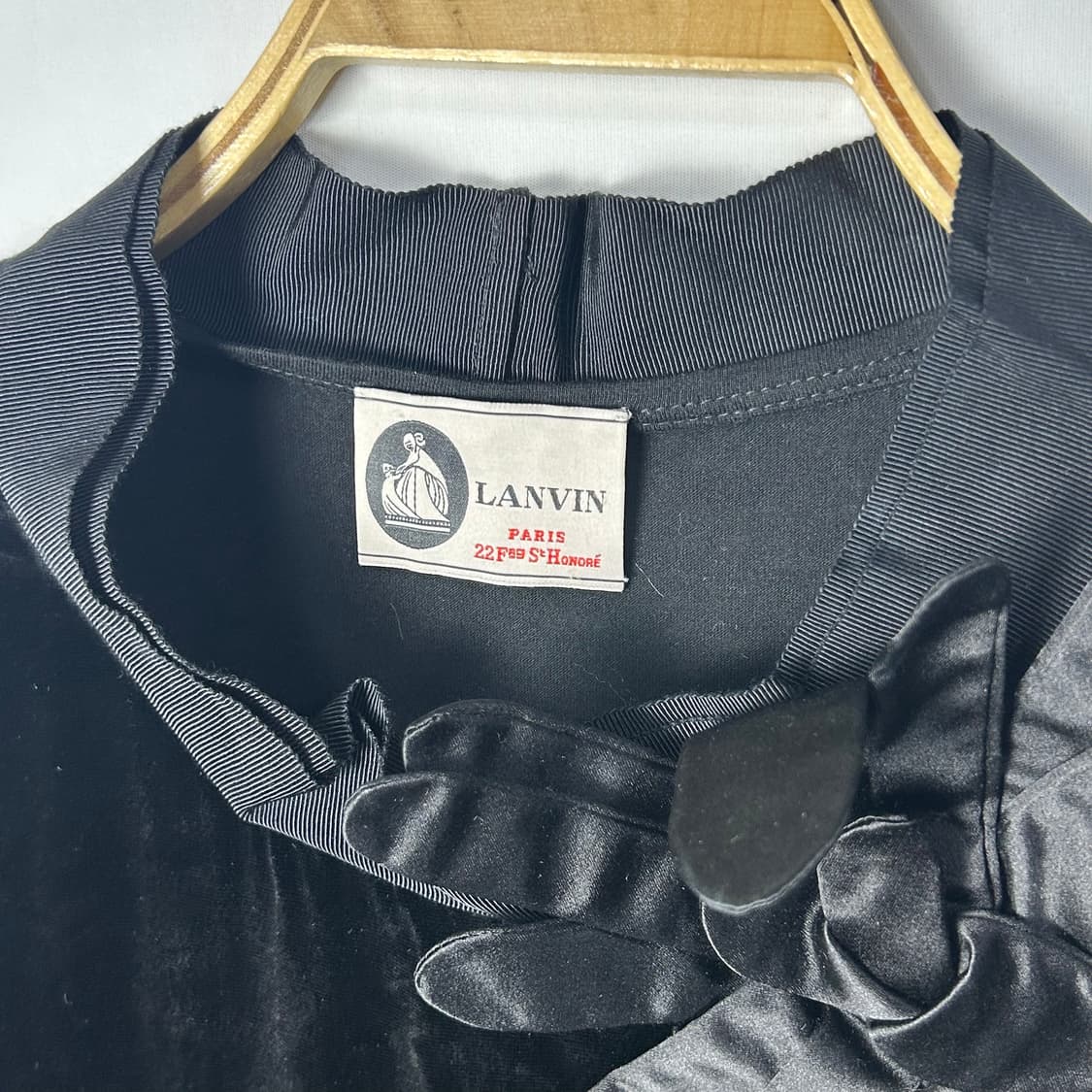 [LANVIN] 랑방 벨벳 플라워 코사지 원피스 상품이미지4