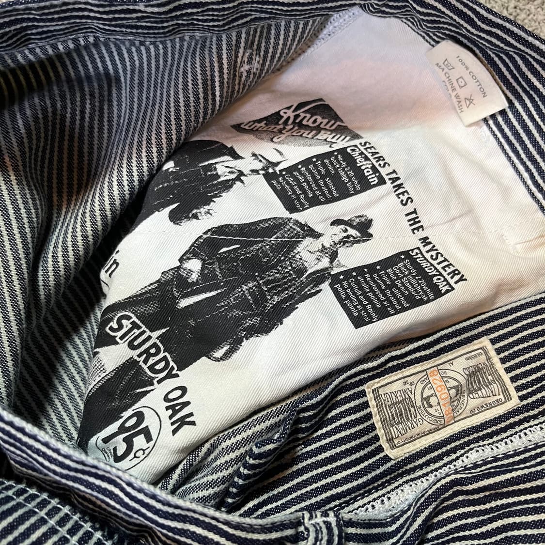  U.S Vintage 밀리터리 스트라이프 카고 팬츠  상품이미지4