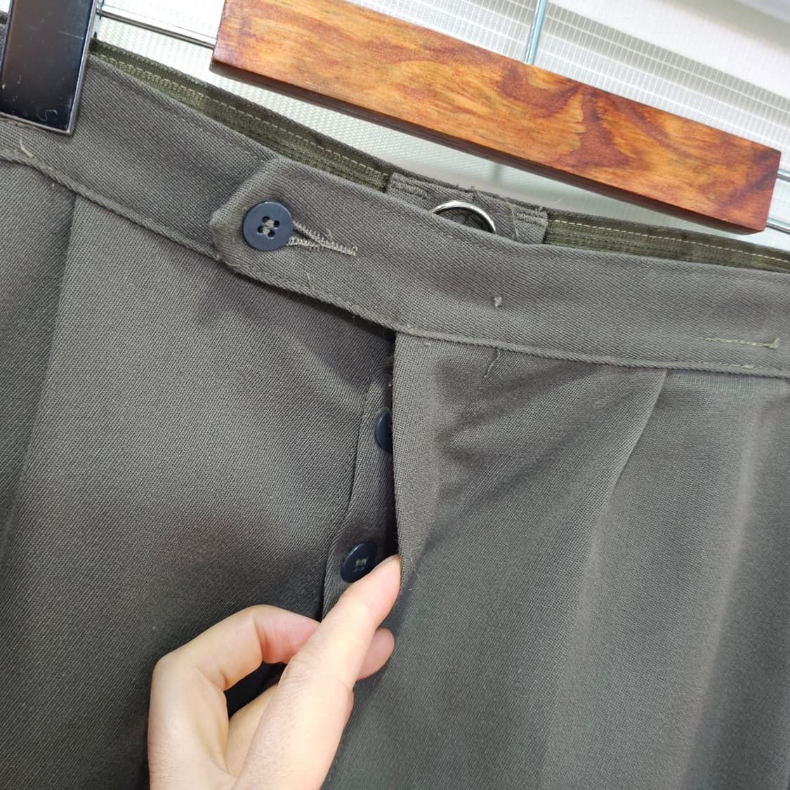 동독군 빈티지 조드퍼즈 승마팬츠- 30-31정도 상품이미지5