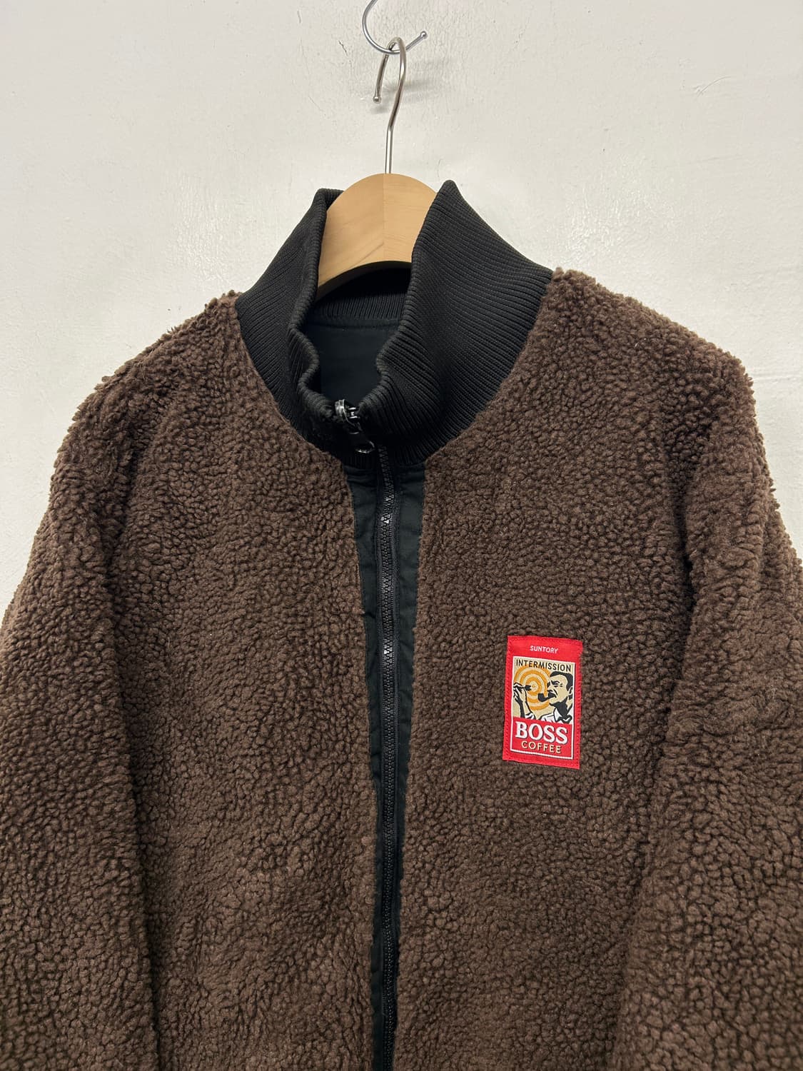 빈티지 산토리 보스커피 리버시블 자켓 상품이미지5
