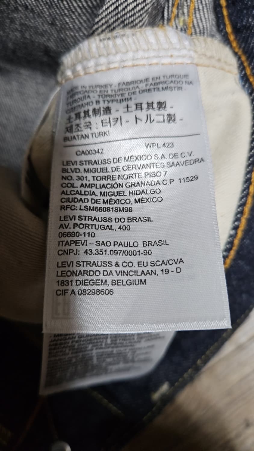 리바이스 LVC 1954 501 리지드 32x32 상품이미지6