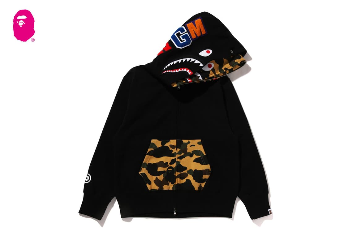 베이프 퍼스트 카모 샤크 더블 후드 집업 상품이미지1