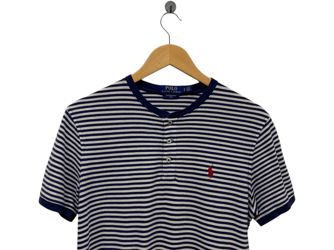 No.-A125.  ■ 폴로 랄프로렌 스트라이프 헨리넥 티셔츠 S  ■ 상품이미지2