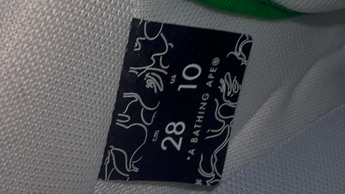 BAPESTA M1 BRAZIL 베이프스타 M1 280mm 상품이미지8