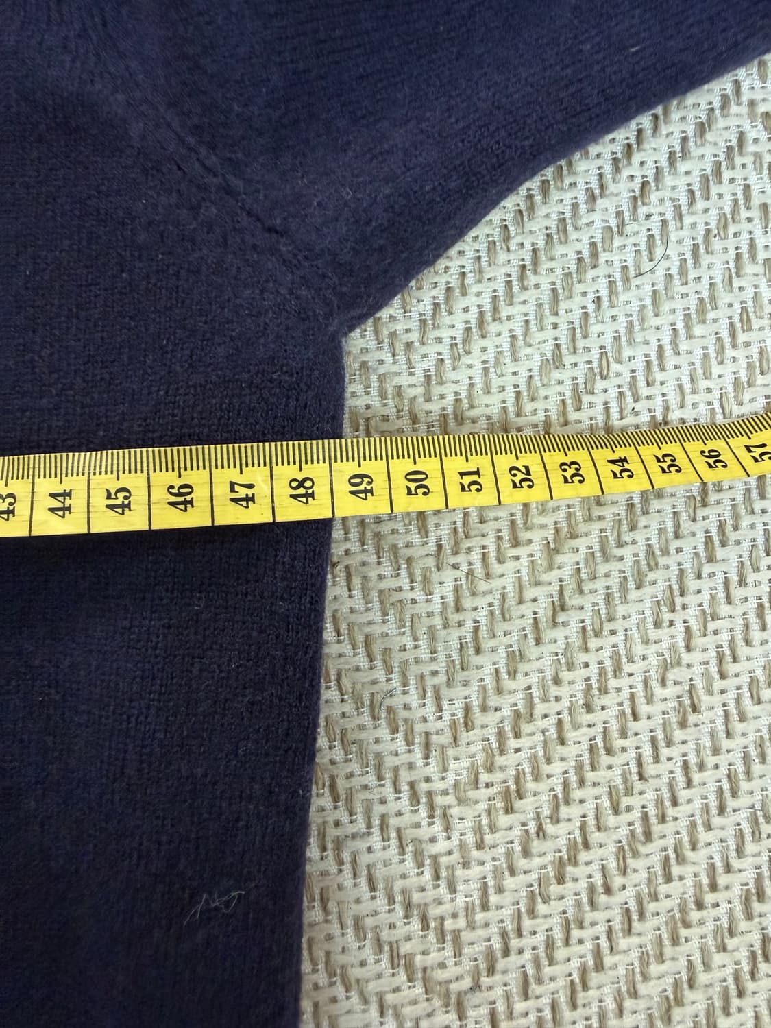 정품) 폴로랄프로렌 여성 엘보가죽 하프넥 니트 S 상품이미지8