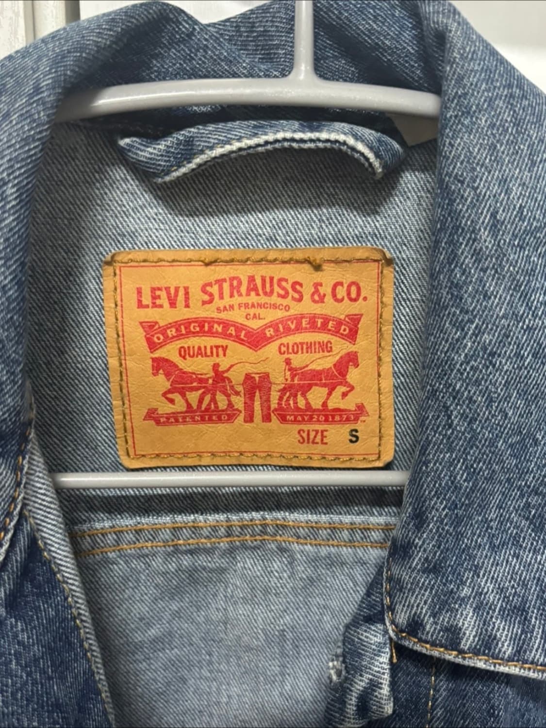 리바이스 데님 청자켓 S 상품이미지2