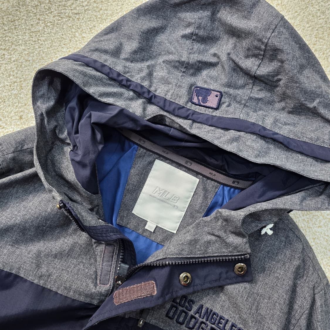 [100] 엠엘비 로스엔젤레스 다저스 후드 바람막이 자켓 1215J1 상품이미지3
